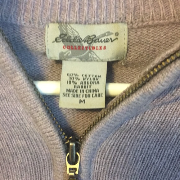Eddie Bauer 1/4 Zip sweater size medium - Picture 2 of 3